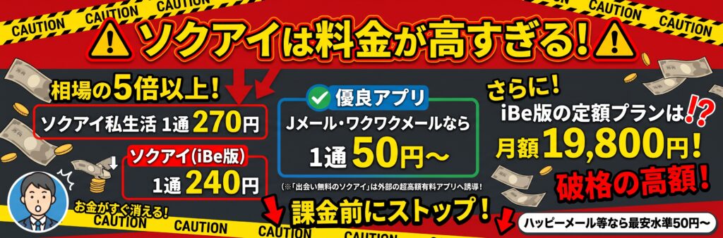 ソクアイの料金は高すぎるの概要
