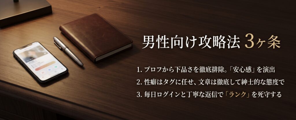 トメきゅん男性向けの攻略方法概要