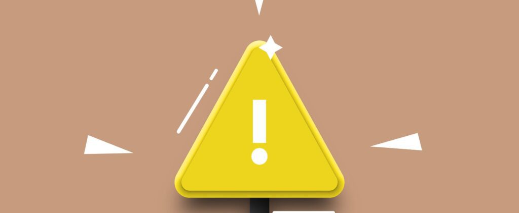 注意点のイメージ